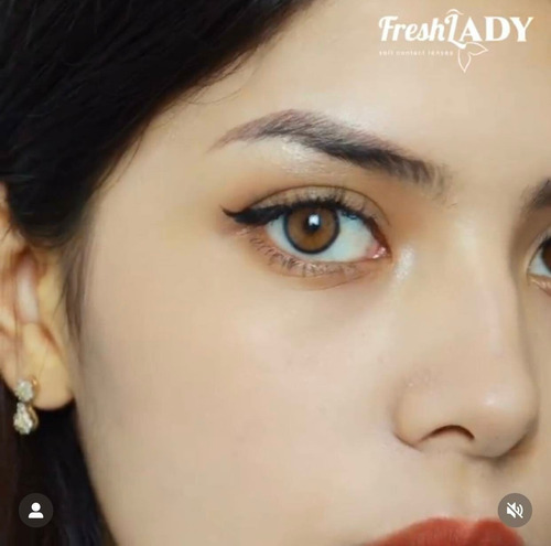 Imagen 3 de 8 de Freshlady - X-brown Flare Lentes De Contacto Anuales