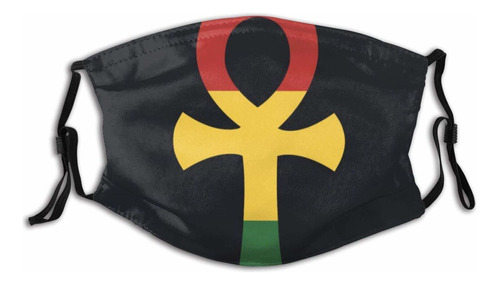 Rasta Ankh Rastafarian Máscara Facial Egipcia Pasamo