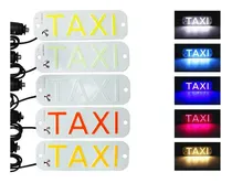 Comprar Aviso Letrero Taxi Led 12v Cigarrera Vidrio Tuning 