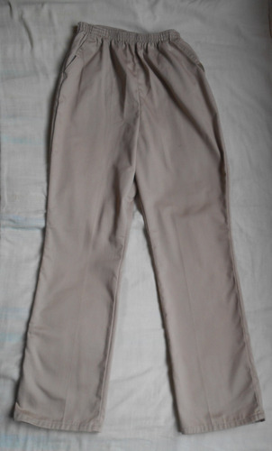 Pantalón Crema Drill Para Dama Marca Chic Talla 36