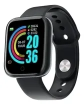 Comprar Smartwatch Relógio Com Batimentos Cardíacos Passos Calorias Cor Da Caixa Preto