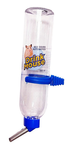 Bebedouro Hamster Roedores Bico Em Aço Inoxidável - 300 Ml