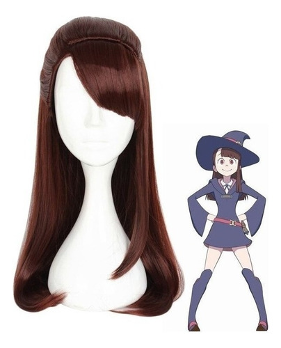 Peluca De Anime Little Witch Academia Kagari Atsuko Cosplay