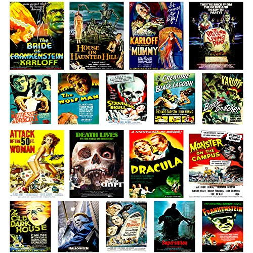 Carteles De Películas De Terror Antiguas Vintage Arte ...