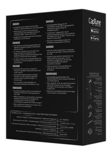 Imagen 9 de 9 de Auriculares Sennheiser Ie 80 S Negro/plata