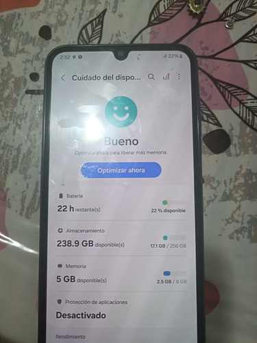 Samsung Galaxy A15 Liberado, 8ram 256gb Interna, Buen Estado Azul Oscuro