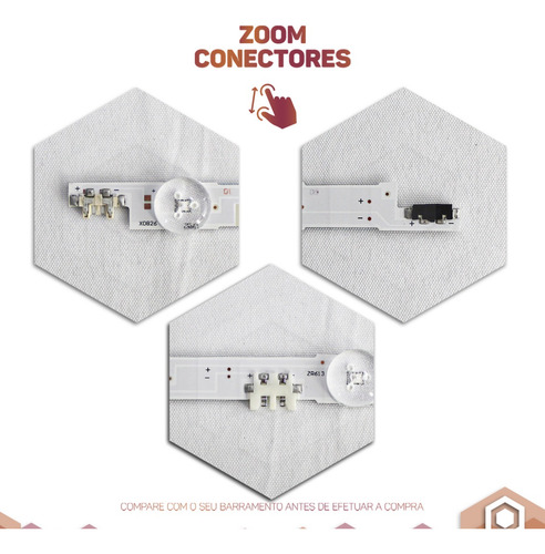 Kit 20 Barras Leds Tv Un60js7200g Un60js7200 Novas