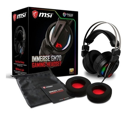 Auriculares Gamer Rgb Msi Microfono Led Ps4 Pc Celular Febo