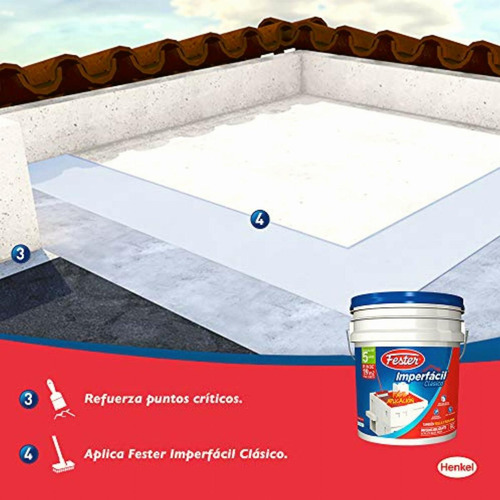 Imperfacil Fester Impermeabilizante Acrílico Base Agua 19 L