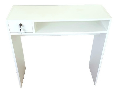 Mesa Para Manicure 83cm + Gaveta -100% Mdf + Brinde