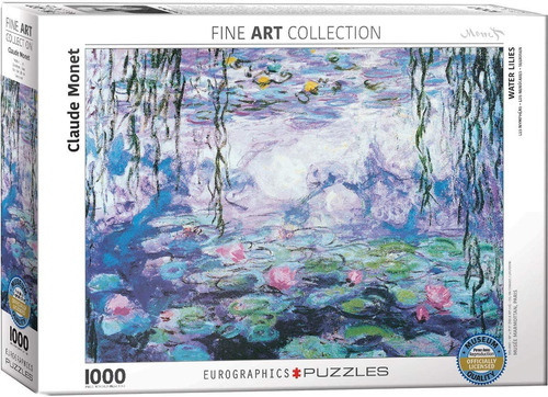 Nenufares Water Lilies Monet Rompecabezas 1000p Eurographics