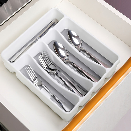 Bandeja Para Cubiertos Clásica, Organizador De Cocina Con 5