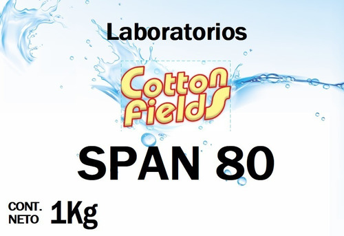 Span 80 Emulsionante Natural Cosmetico X 1 Kg Materia Prima