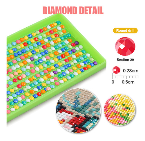 5 Desenhos Animados Com Pintura De Diamante Cross Set Star