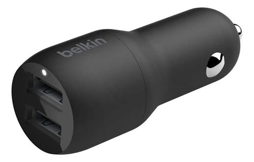 Cargador 24w Dual Usb-a Carro Belkin Premium Ccb001btbk