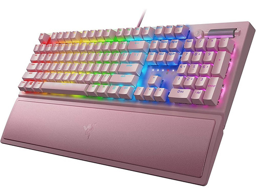 Teclado Mecánico Razer, Blackwidow V3, Para Juegos, Rosa
