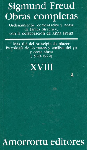 Libro Sigmund Freud Obras Completas Vol Xviii Traducción Jos