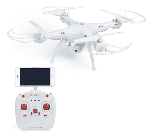 Imagen 1 de 9 de Drone Cuadricoptero Con Camara - Transmision Al Celular