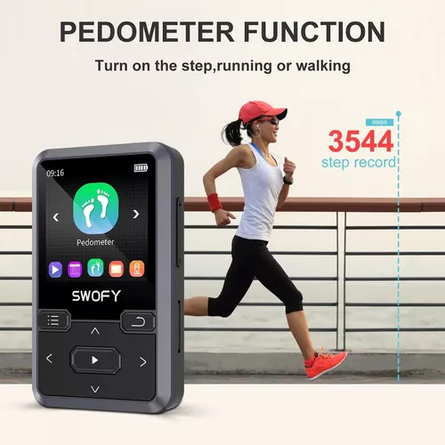 Reproductor MP3 de 32 GB, reproductor MP3 con Bluetooth 5.0, reproductor de  música MP3 portátil con sonido de alta fidelidad y sin pérdidas, radio FM