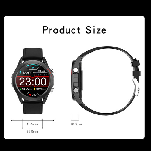 Reloj Deportivo V20:1,32 Pulgadas Ips, Cuerpo Metálico, Ip68