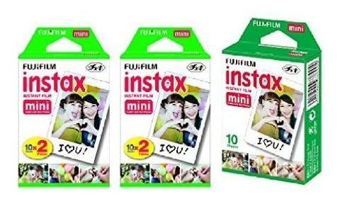 Fujifilm Instax Mini Película Instantánea, Paquete De 5 Paqu