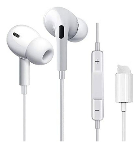 Audífonos - Wired Earbuds Earphones For iPhone 11 Pro, Noise