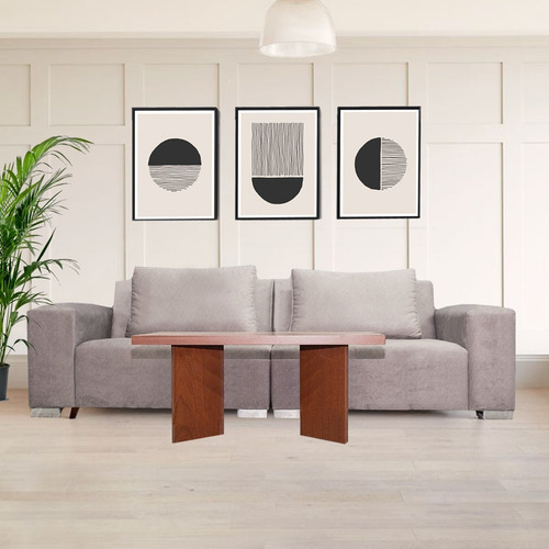 Sillon Star 3 Cuerpos Chenille Premium Dadaa Muebles Sofa