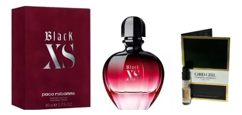 Perfume Black Xs Woman 80 Ml Edp Importado Paco Rabanne