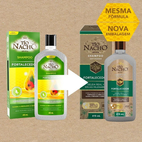 Tio Nacho Shampoo + Condicionador Reconstrutor Total - 415ml