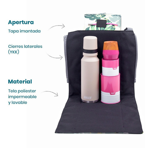 Imagen 8 de 10 de Bolso Matero Desplegable Diseño Selva Chilly