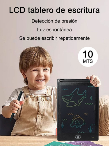 10 Pizarra Mágica Lcd Niños Tableta Multicolor 10'' Mayoreo
