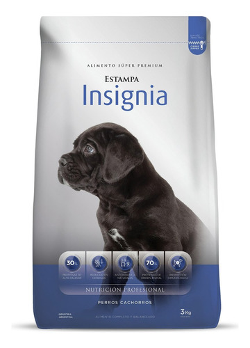 Estampa Insignia Perros Cachorros 3kg Universal Pets