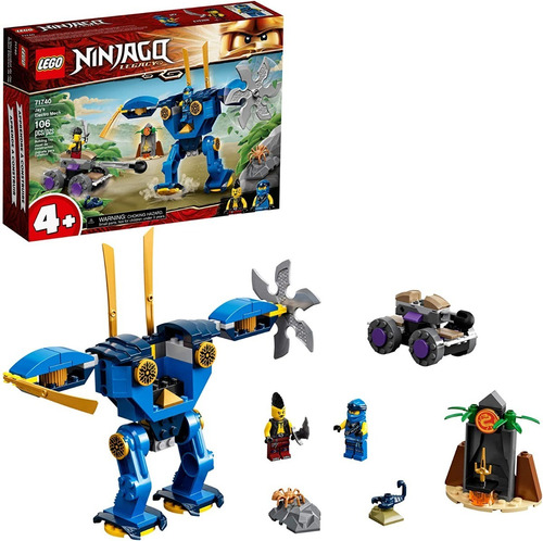 Kit Lego Ninjago Robot Eléctrico De Jay 71740 106 Piezas Cantidad de piezas 3