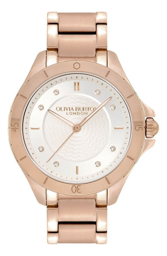 Relógio Olivia Burton Feminino Aço Rosé 24000041
