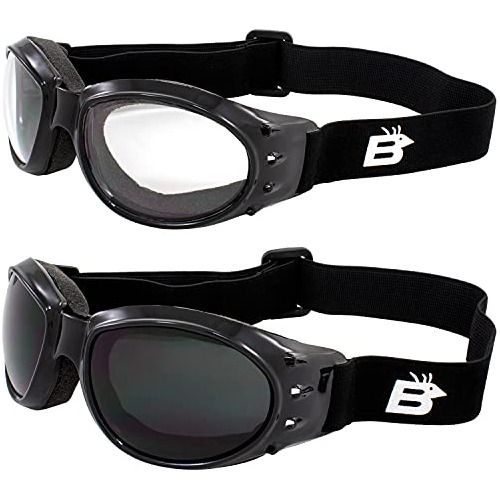 Dos Pares De Gafas Airsoft Acolchadas Para Motocicleta Estil