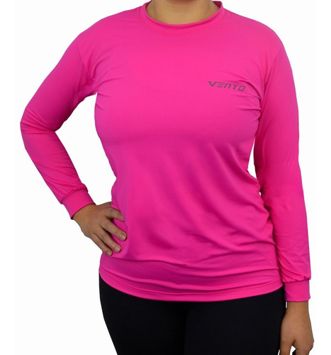 Camiseta Vento Poliamida Clímax Uv50 Manga Longa Feminina