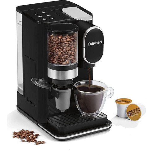 Cuisinart Cafetera De Una Sola Porción + Molinillo De Café,
