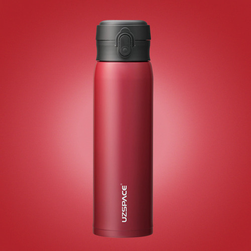 Botella Térmica Uzspace 4076 - 500ml - Brocade Red Color Rojo