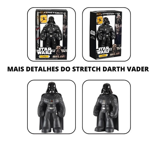 Boneco Stretch Star Wars Elástico Darth Vader 3495 - Sunny