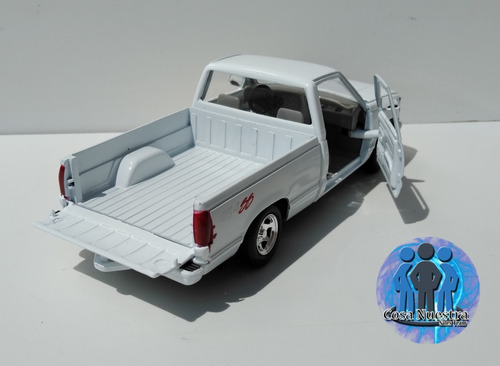 Camioneta Chevrolet 454 Ss 1992 Pickup Motor Max Esc. 1:24