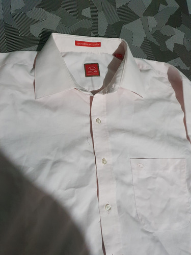 Camisa Vestir Rosa Claro Oscuro De La Renta  32 33 Grande L 