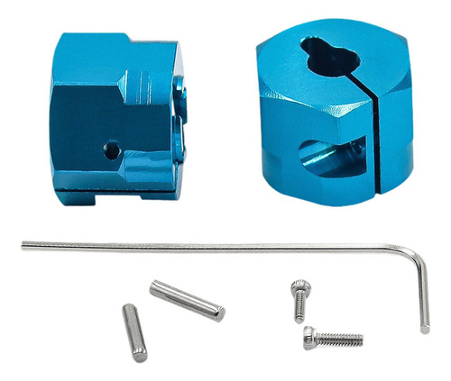 2 Piezas 1/10 Rc Car Rueda Hex Adaptadores De Accionamiento