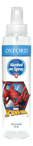 Alcohol spray Disney Alcohol en Gel fragancia a spiderman con dosificador 120 ml