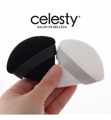 Kit 10 Borla Triangular Esponja Sellar Maquillaje Celesty®