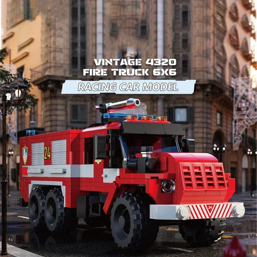 Bloques De Construcción De Camiones De Bomberos Urbanos, Mod