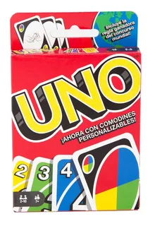 Uno Mattel Games - 3 Comodines Personalizables - En Español