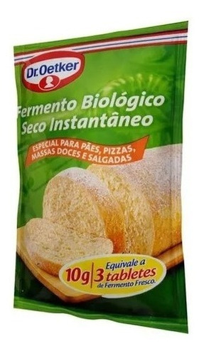 Imagem 3 de 5 de Fermento Biológico Seco Instantâneo Dr. Oetker 10g.