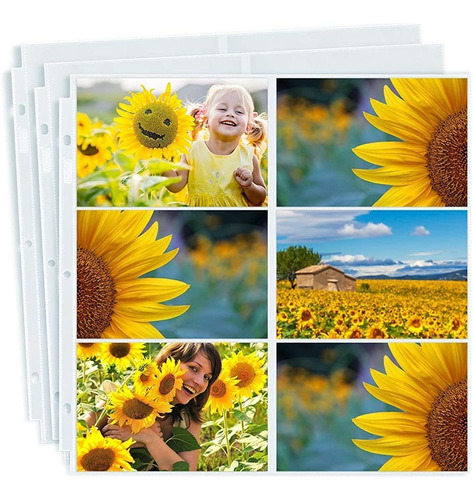 Dunwell Photo Album Refill Pages 12x12 - (4x6 Landscape, 25 