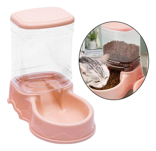 Dispensador Automático De Agua Para Mascotas Plato Para