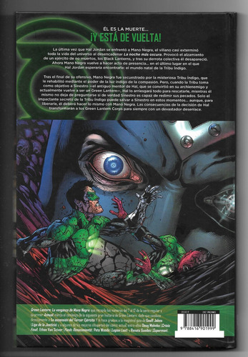 Green Lantern La Venganza De Mano Negra Ecc Ediciones España